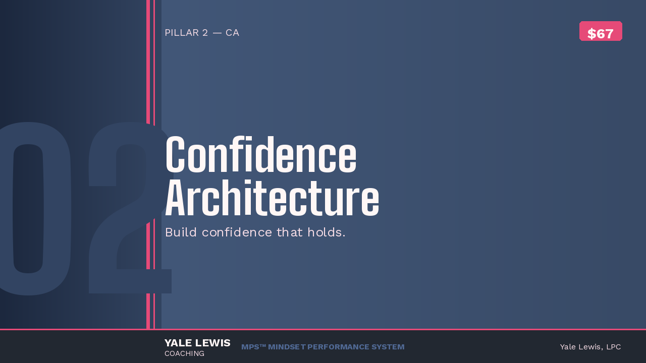 Confidence Architecture cover